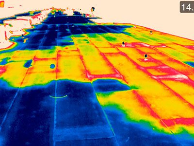 Infrared roof inspection by Infrared Imaging Services